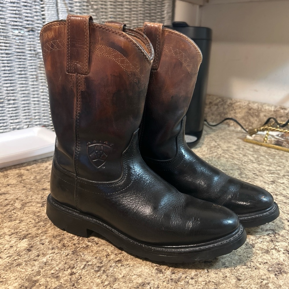 Ariat Men's Two-Tone Leather Western Boots